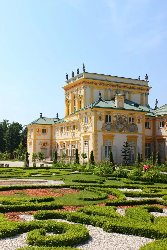 The palace of Wilanow gives its name to the surrounding affluent district that is among the highest cost of living in Warsaw.