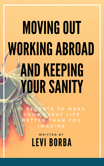 Cover of Moving Out, Working Abroad, and Keeping Your Sanity, a recommended book full of stories about moving to another country: 