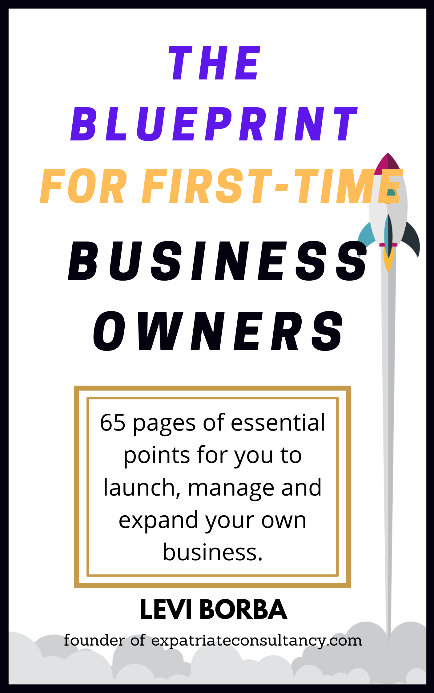 Blueprint for first-time business owners
