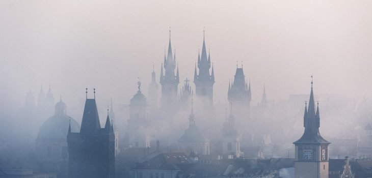 European City with dense fog. Tips for Moving to Europe