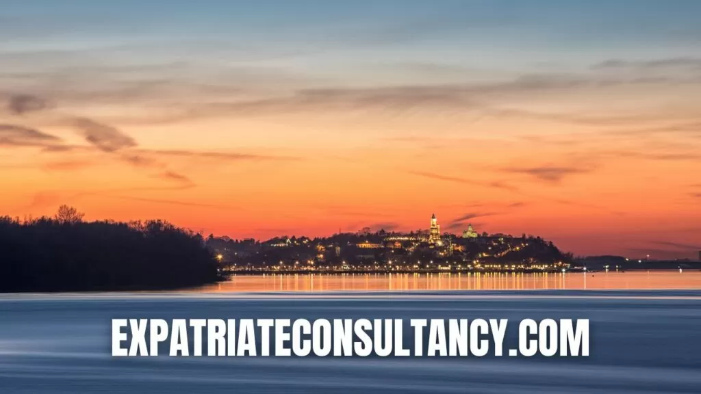 Night picture of Belgrade, capital of Serbia.