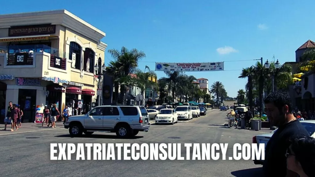 Photo of Huntington Beach. Among other crime statistics, property crime and vehicle theft increased.