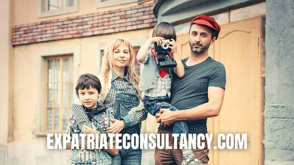 Picture of a family. Family coordination is one of the crucial points in the guide to how to survive a war.