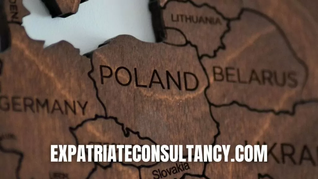 Wooden map of Europe and Poland, to illustrate article about how the Karta Polaka (or Polish Card) can be considered a step to get Polish citizenship by descent