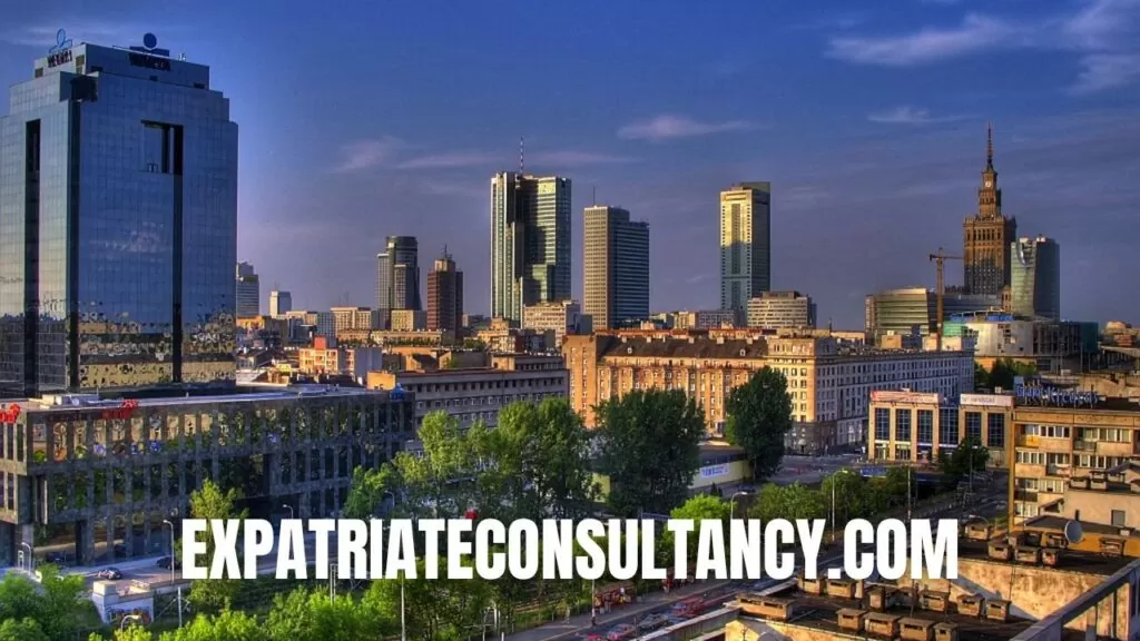 Image of Warsaw, a place where the cost of living in Poland is relatively high.