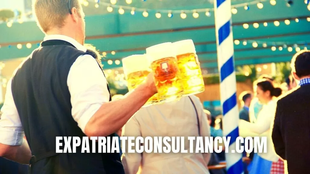 Beer during the Oktoberfest for article named Is Munich Safe