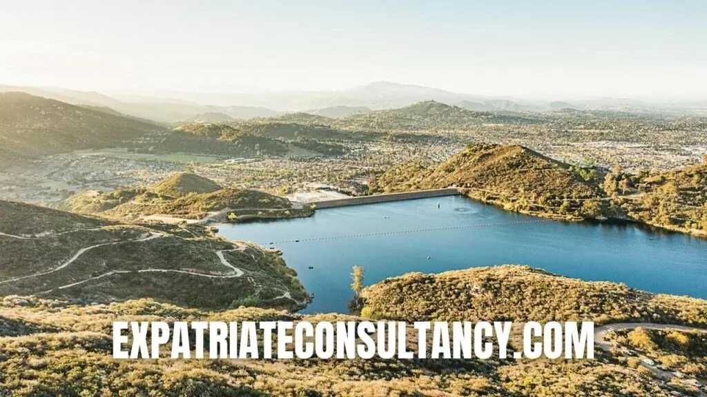 Panoramic picture of Escondido, California, a city that is relatively safe.