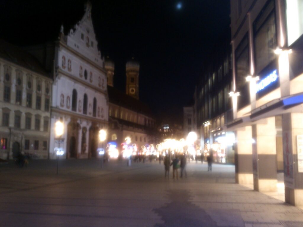 Picture I took from Munich during the night.