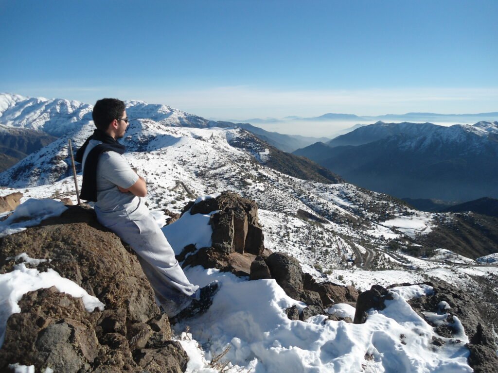 Me in the mountains in Chile