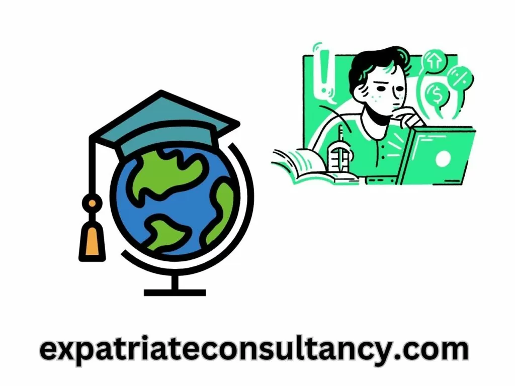 Image for article on academic travel abroad with a globe and a scientist.