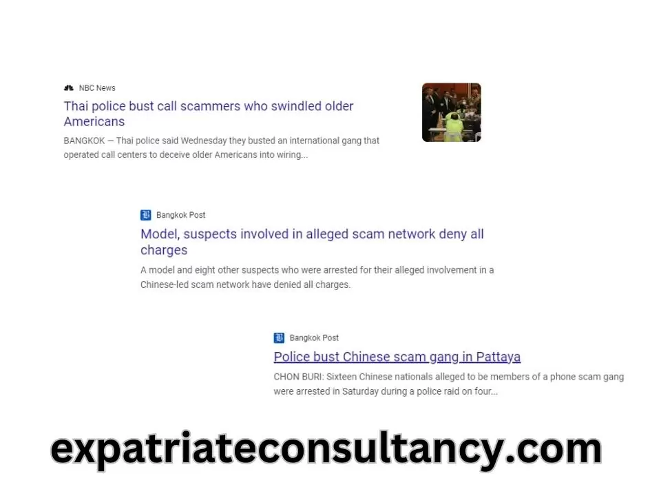 Those planning on retire to Thailand should be aware of scams