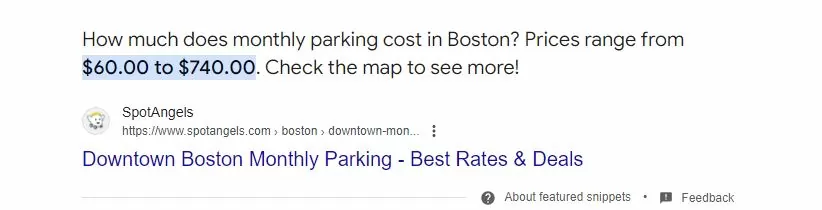 Parking Spot Boston