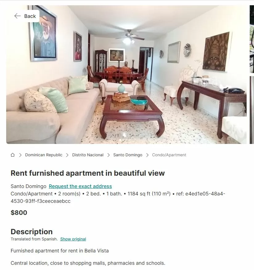 Santo Domingo Apartment