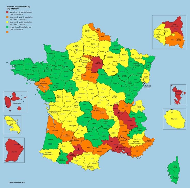 Burglary Map France
