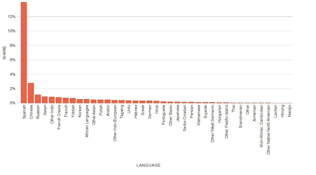 Non-English Speakers in New York