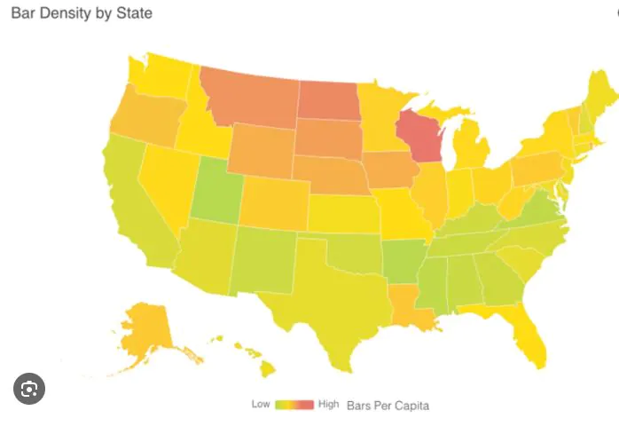 UTAH Bar Density USA
