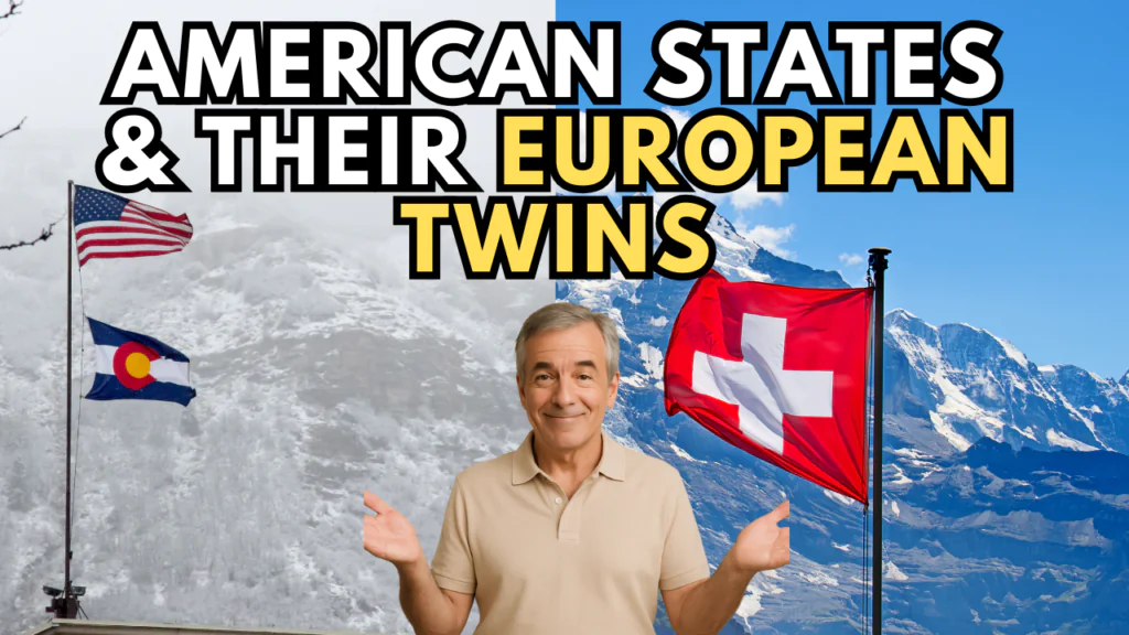 Which European Country is Just Like Your State in America US States vs Europe Comparison (1)