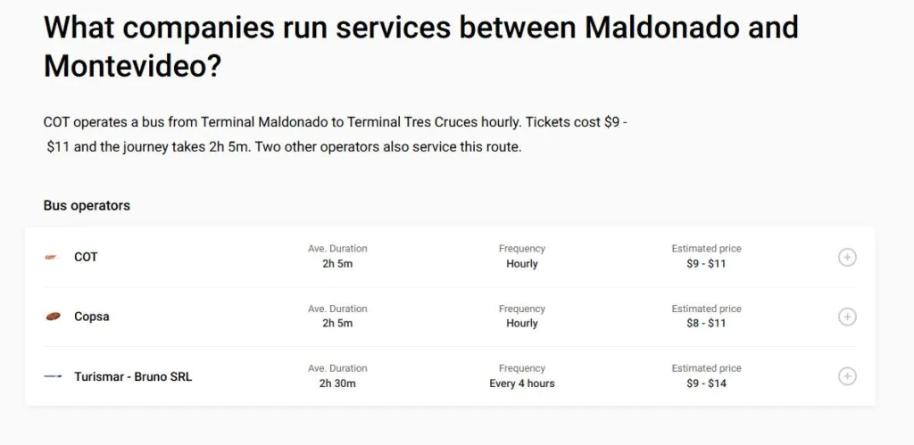 The 5 Best Cities to Retire in Uruguay | Cost of Living & Where 33 Buses Montevideo to Maldonado