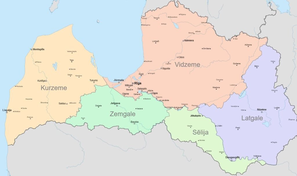 Latvia Regions