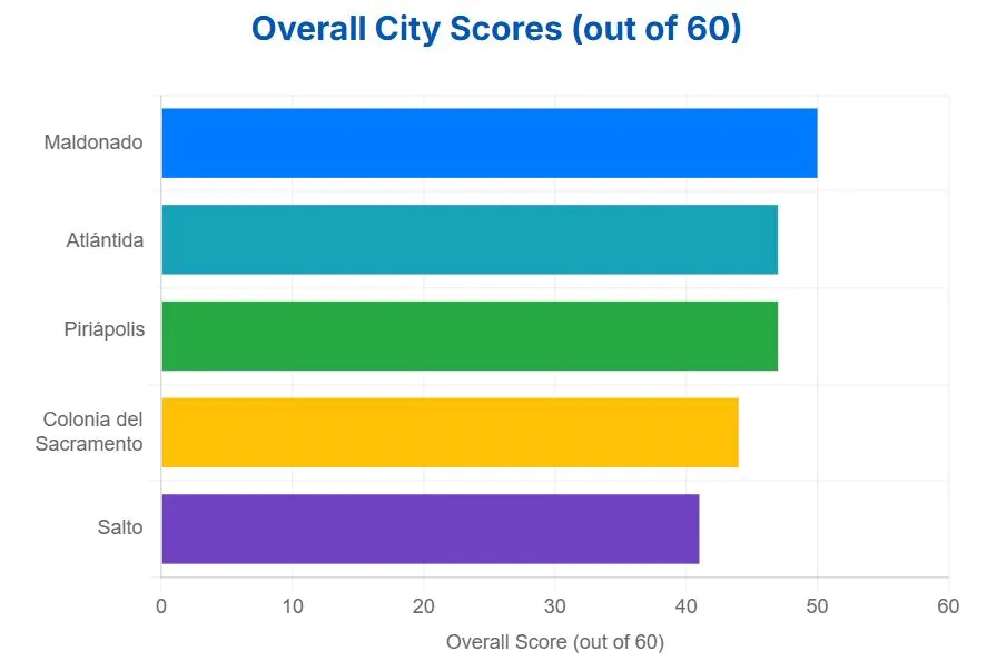 The 5 Best Cities to Retire in Uruguay | Cost of Living & Where 39 Final ranking of the best cities to retire in Uruguay
